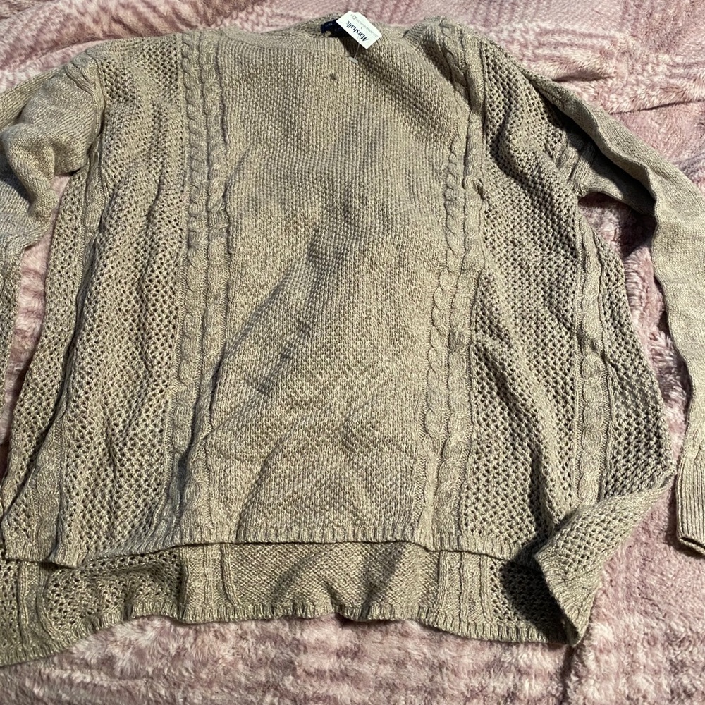 Cream color sweater